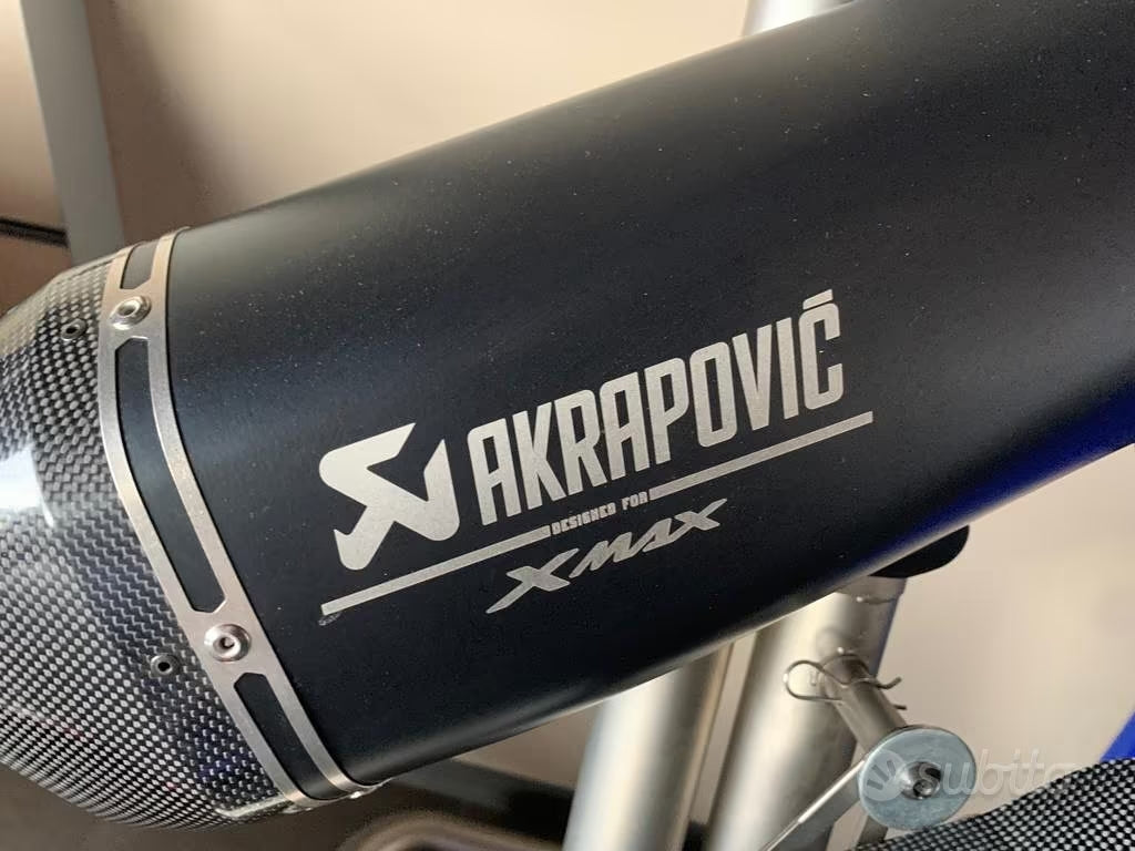 MARMITTA SCARICO AKRAPOVIC NERA YAMAHA X-MAX 400