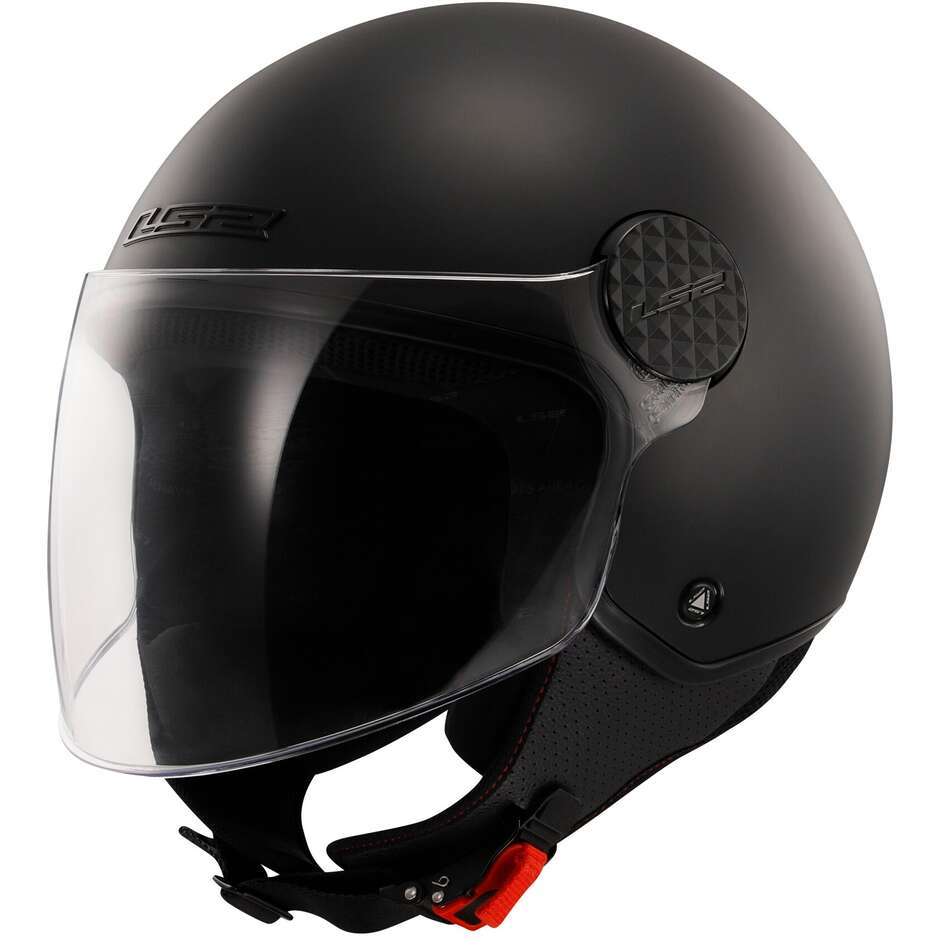CASCO JET SPHERE LUX 2 SOLID BLACK- LS2