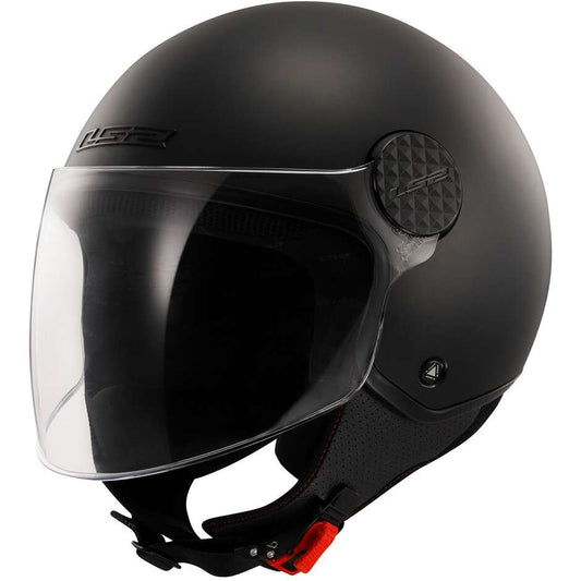 CASCO JET SPHERE LUX 2 SOLID BLACK- LS2