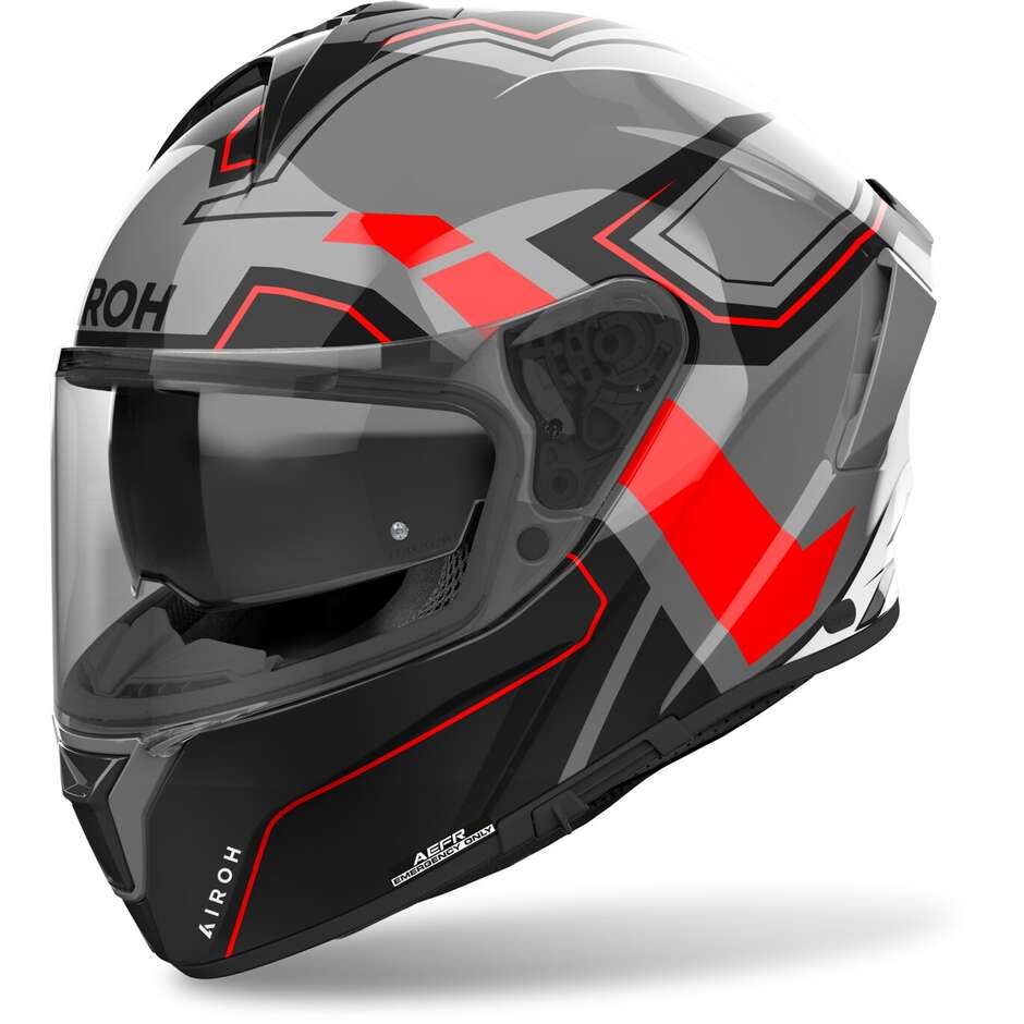 CASCO INTEGRALE SPARK 2 DART RED- AIROH