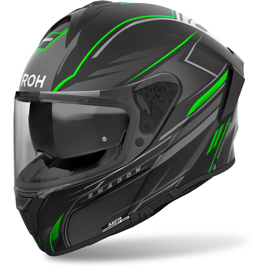 CASCO INTEGRALE SPARK 2 SHADOW VERDE- AIROH