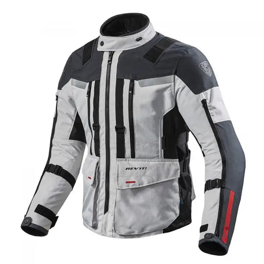 Giacca moto Rev'it Sand 3 - 3 strati Argento-Antracite