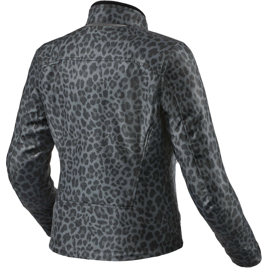 GIACCA SHADE H20 LEOPARD GREY LADY- REV'IT