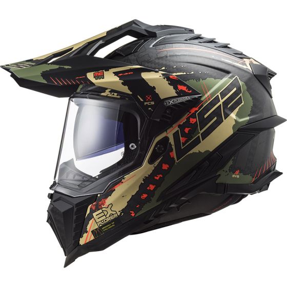 CASCO CARBONIO MX701 C EXPLORER EXTEND LS2