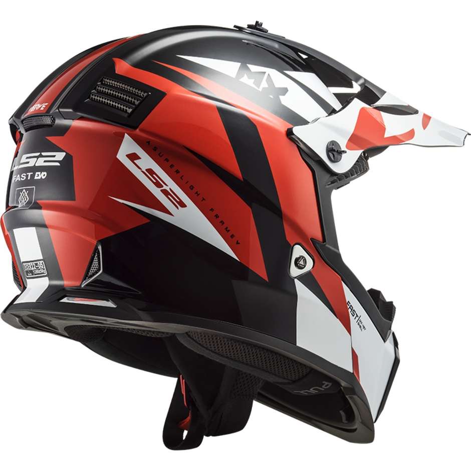 CASCO MX437 FAST EVO STRIKER LS2