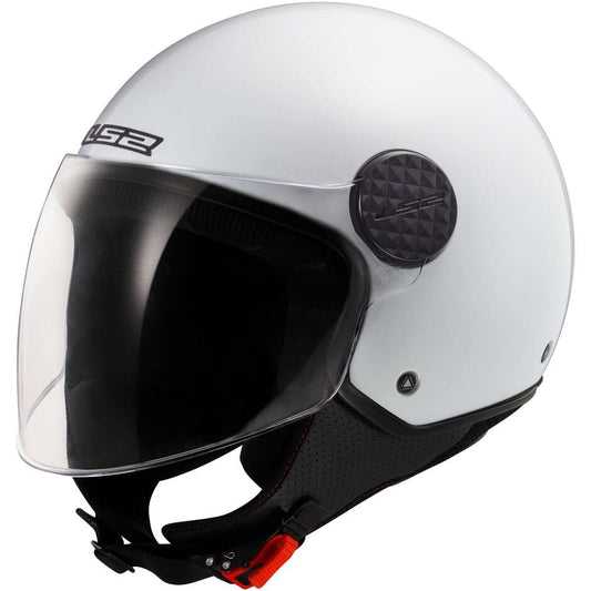 CASCO JET SPHERE LUX II BIANCO- LS2