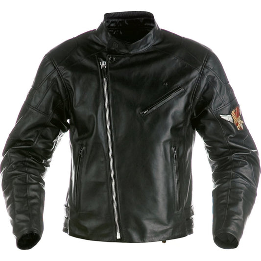 GIACCA IN PELLE CHIODO-TT BLACK- DAINESE