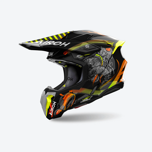 CASCO TWIST 3 TOXIC AIROH