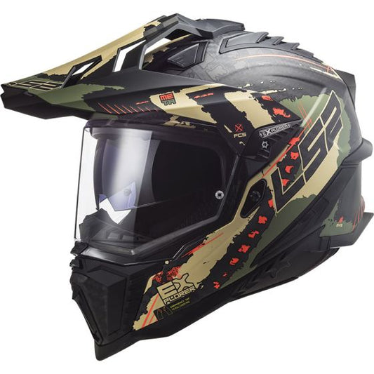 CASCO CARBONIO MX701 C EXPLORER EXTEND LS2